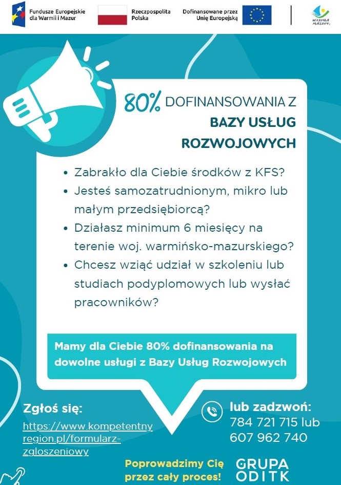 Plakat promujący projekt