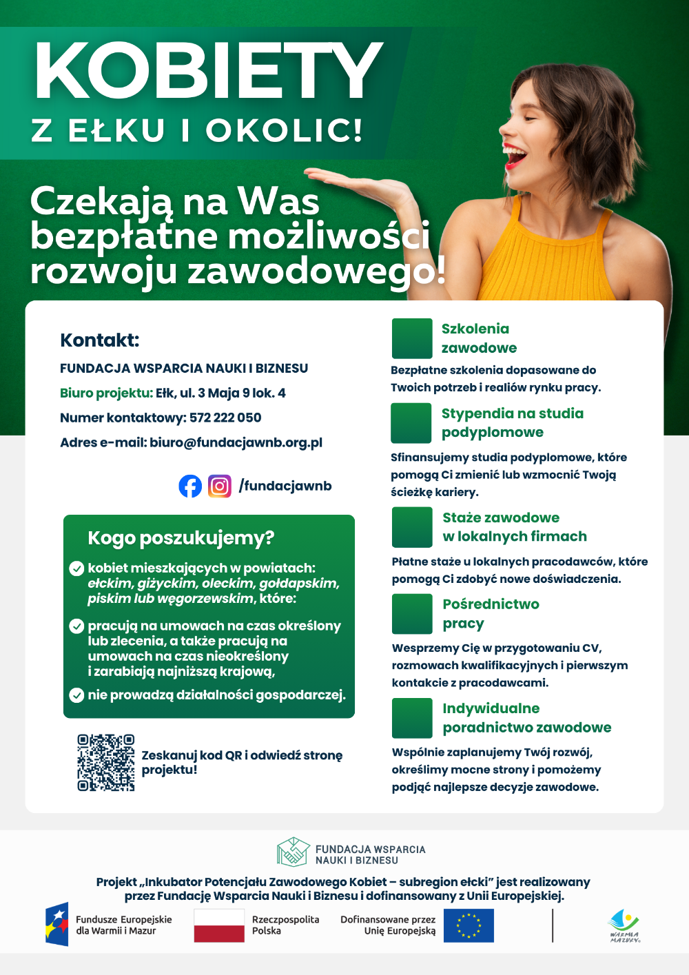 Plakat promujący projekt