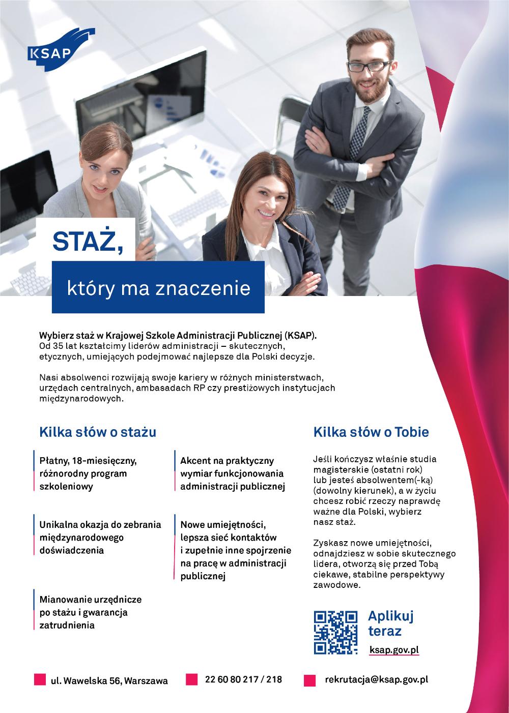 Ulotka promująca projekt